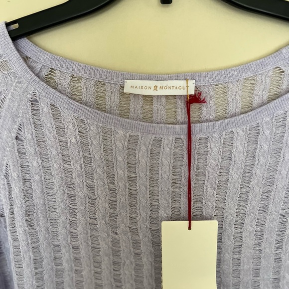 NWT Lilac See Through Dress Size M - Picture 4 of 6